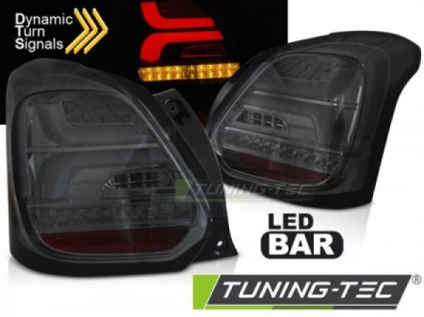 LED Lightbar Rückleuchten passend für Suzuki Swift V AZ 2017- Smoke dynamischer Blinker