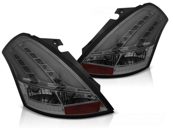 LED Lightbar Rückleuchten passend für Suzuki Swift IV (FZ, NZ) Bj. 10-17 Smoke