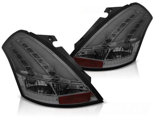 LED Lightbar Rückleuchten passend für Suzuki Swift IV (FZ, NZ) Bj. 10-17 Smoke