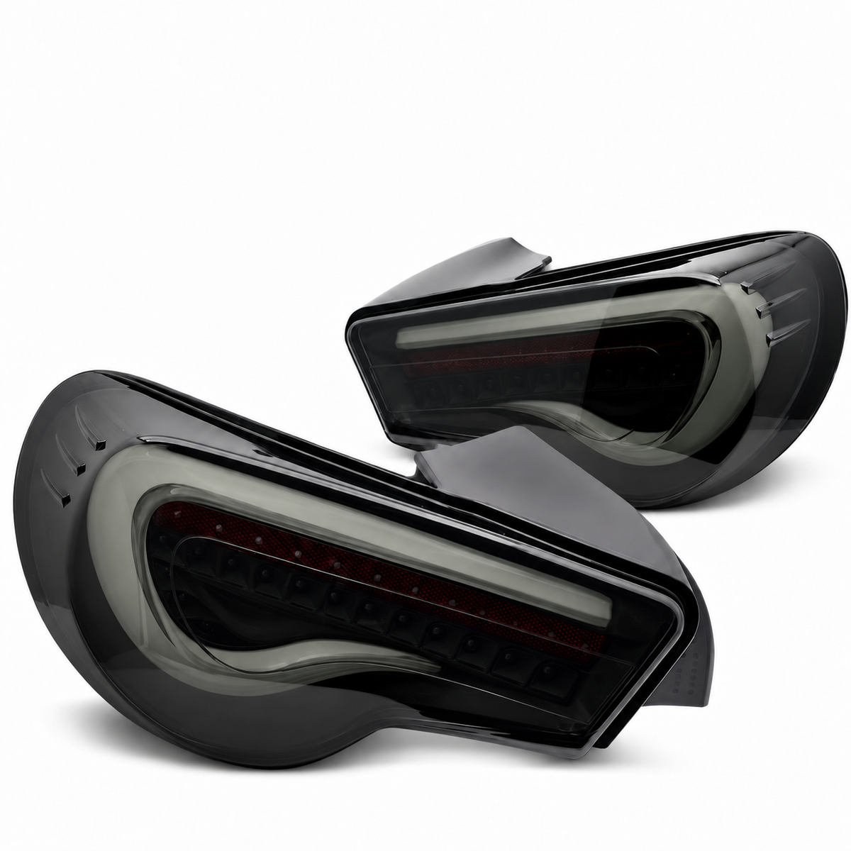 LED Rückleuchten passend für Toyota GT86 2012–2021 Weiß/Schwarz/Smoke dynamisch