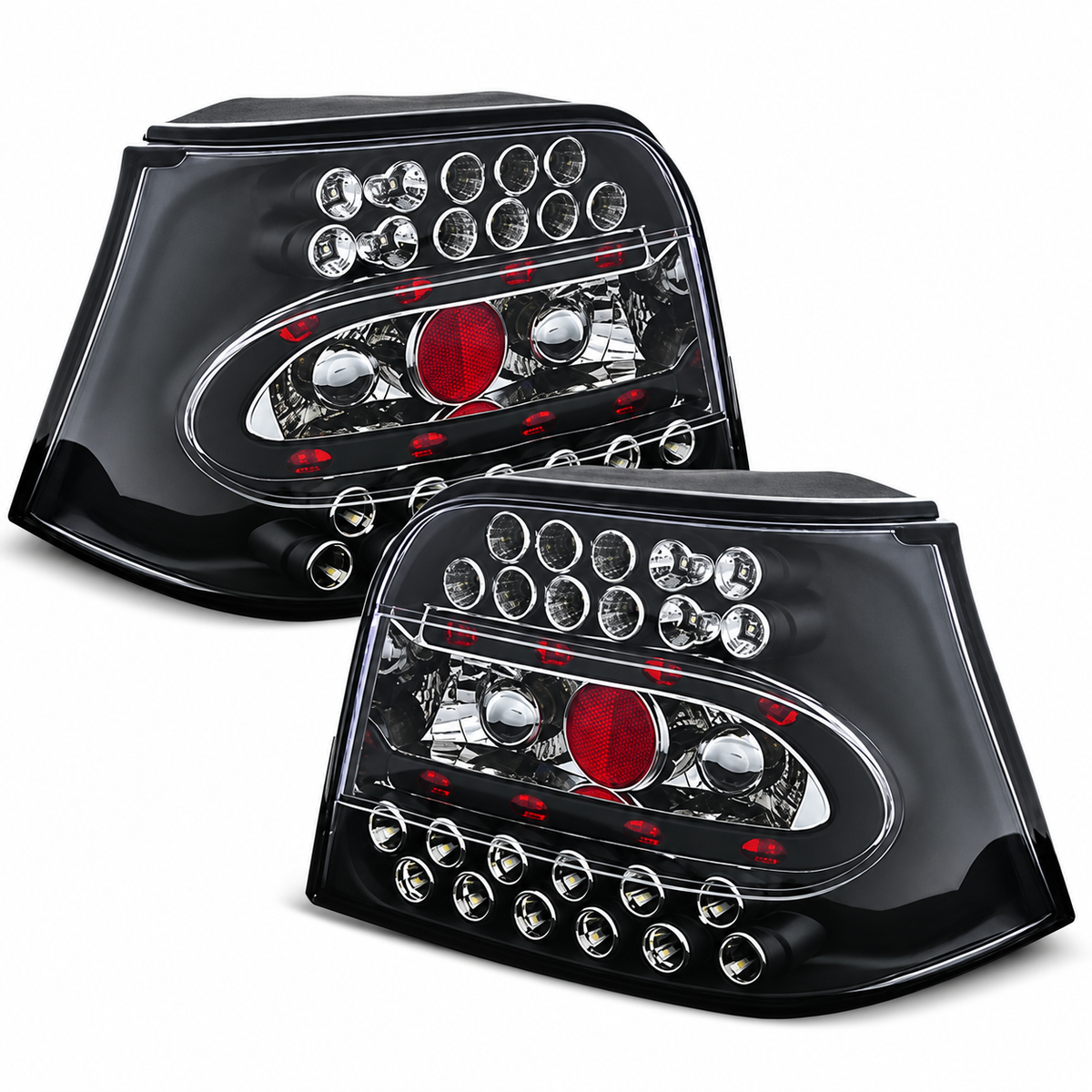 LED Rückleuchten passend für VW Golf 4 09/1997–09/2003 Schwarz