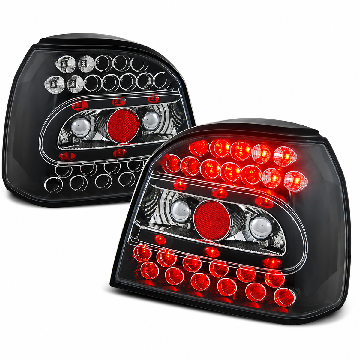 LED Rückleuchten passend für VW Golf 3 09/1991–08/1997 Schwarz