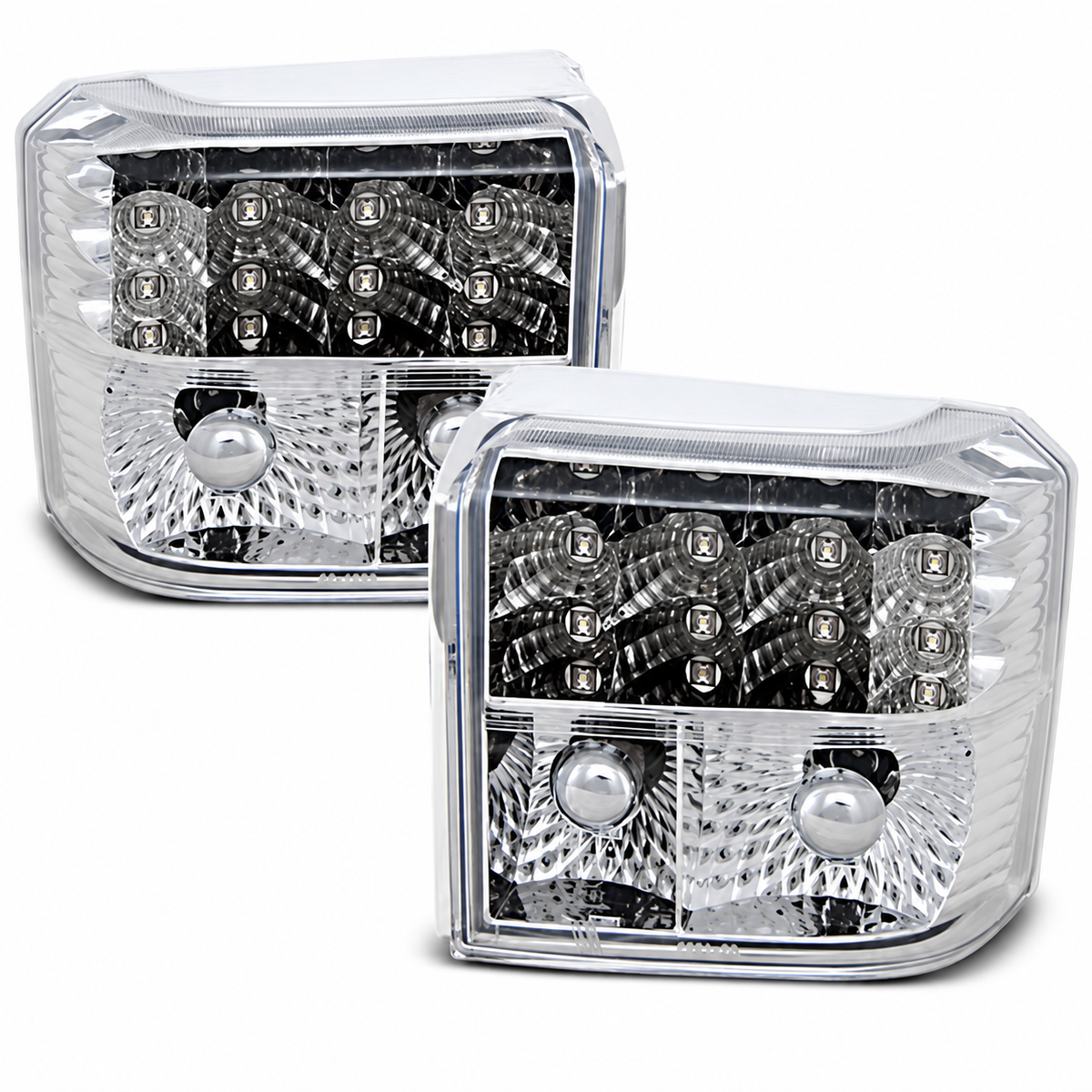 LED Rückleuchten passend für VW T4 90-03.03 Chrom