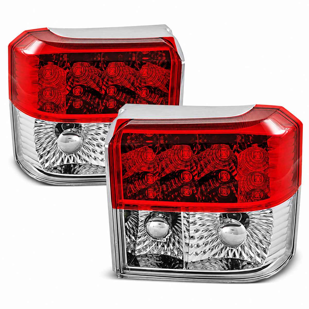 LED Rückleuchten passend für VW T4 90-03.03 Rot/Weiß