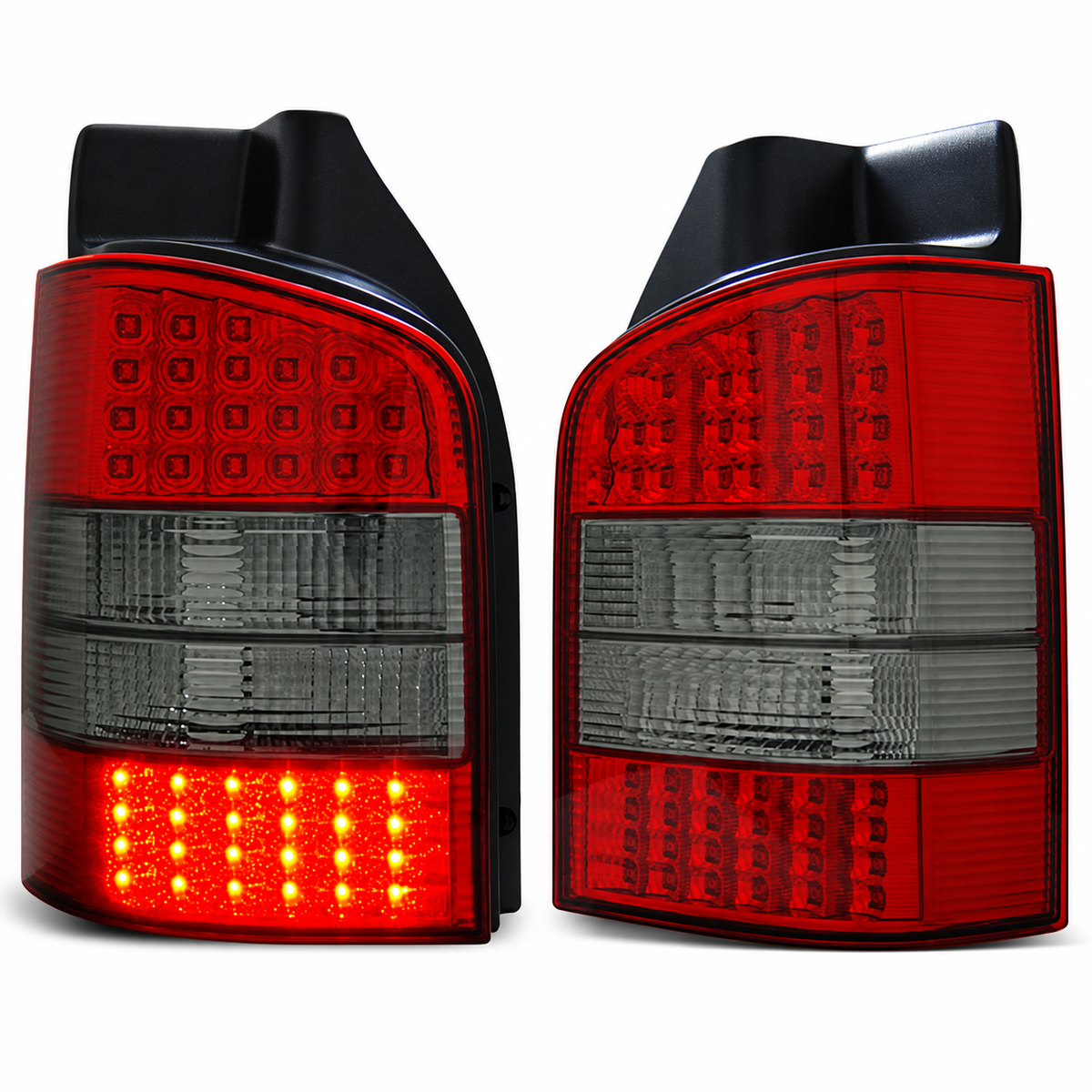 LED Rückleuchten passend für VW T5 04.03-09 Rot/Smoke