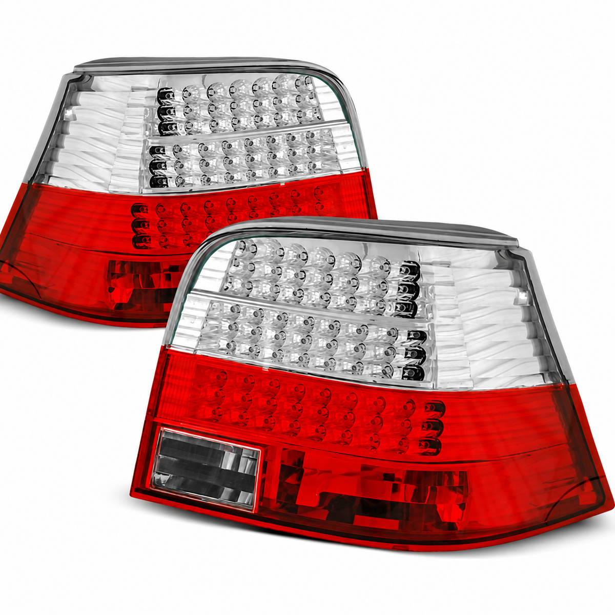 LED Rückleuchten passend für VW Golf 4 09/1997–09/2003 Rot/Weiß