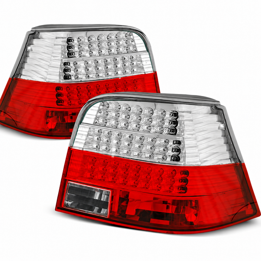 LED Rückleuchten passend für VW Golf 4 09/1997–09/2003 Rot/Weiß