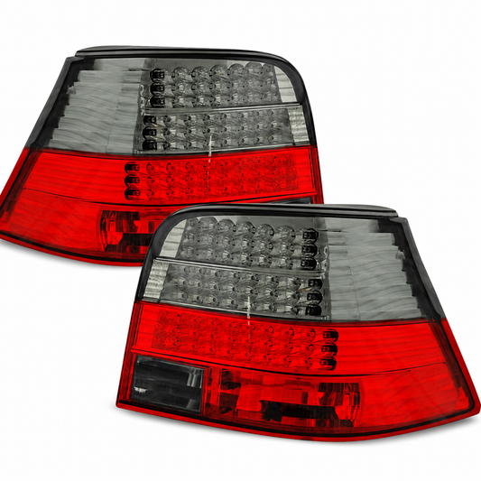 LED Rückleuchten passend für VW Golf 4 09/1997–09/2003 Rot/Smoke