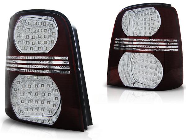 LED Rückleuchten passend für VW Touran 1T / 1T GP Bj. 03-10 Rot/Chrom