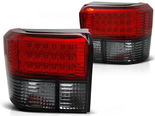 LED Rückleuchten passend für VW T4 Bus Bj. 90-03 Rot/Smoke