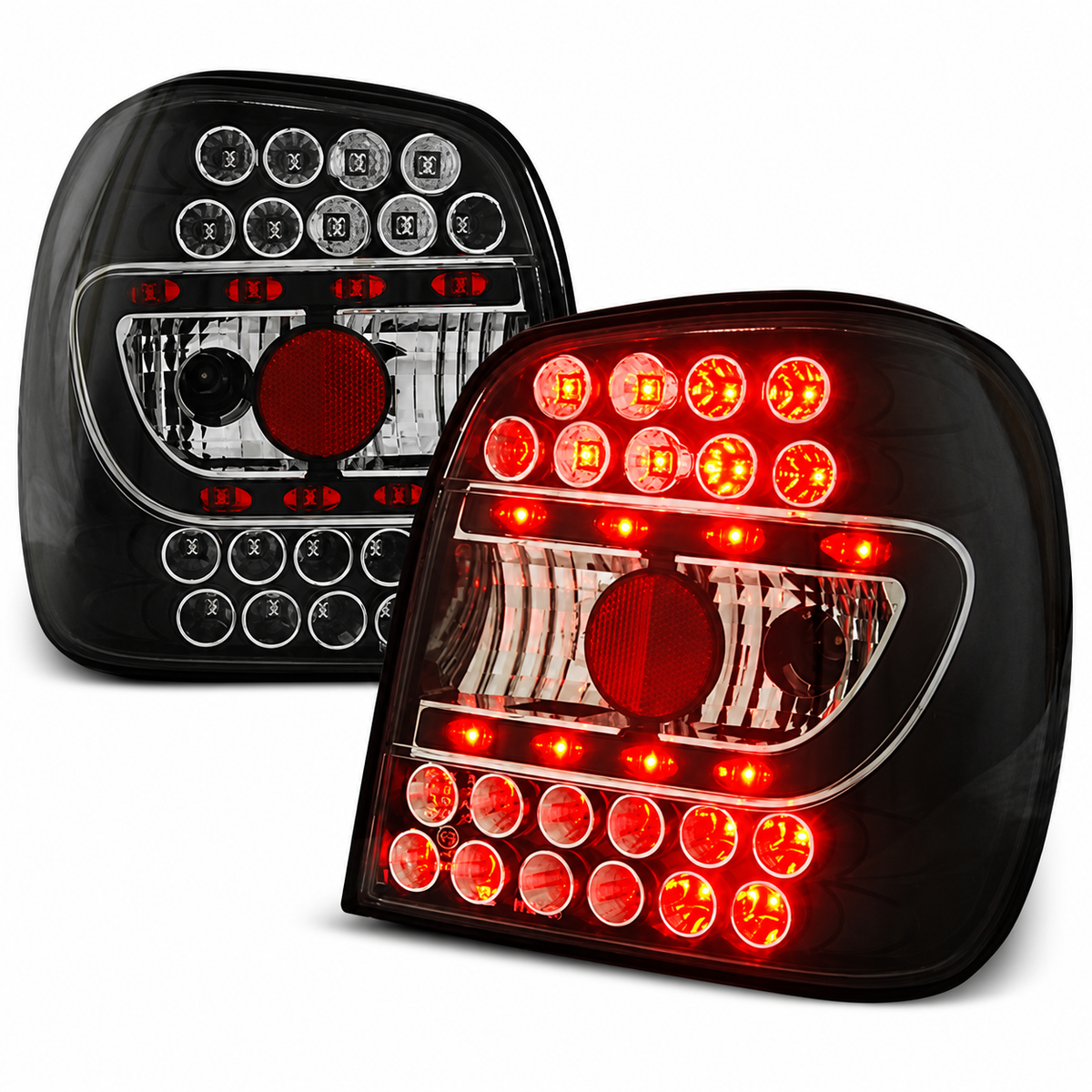 LED Rückleuchten passend für VW Polo 6N 10/1994–09/1999 Schwarz