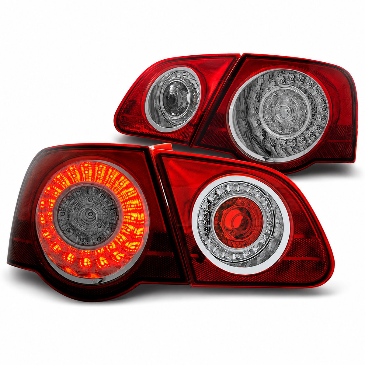LED Rückleuchten passend für VW Passat B6 3C 03.05-10 Rot/Smoke