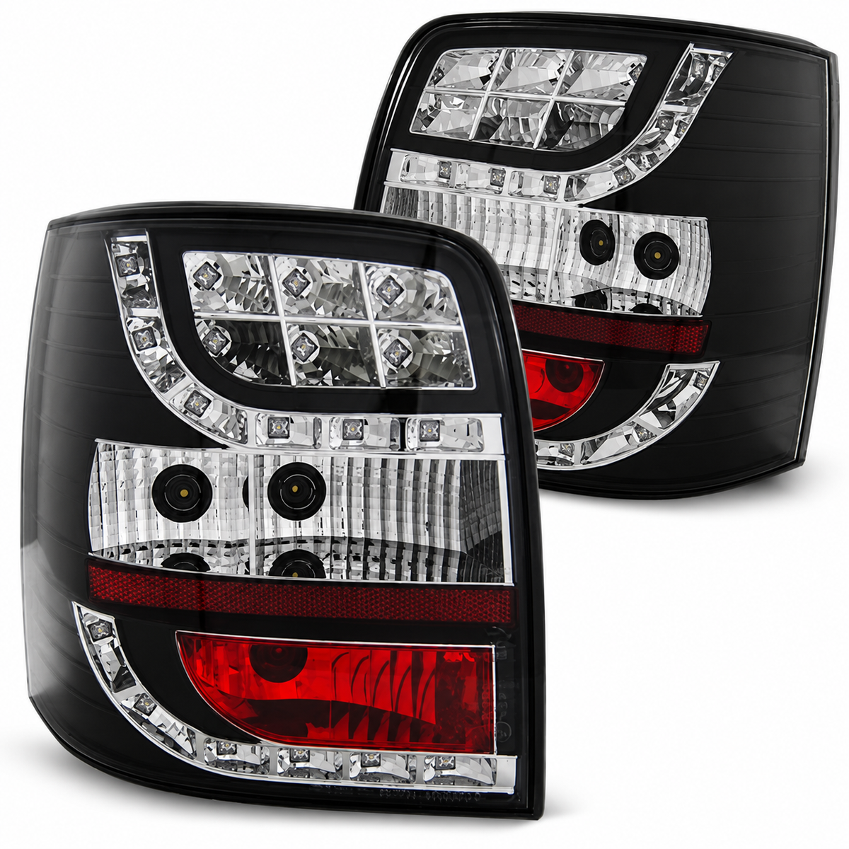 LED Rückleuchten passend für VW Passat B5 1996–2000 Variant Schwarz