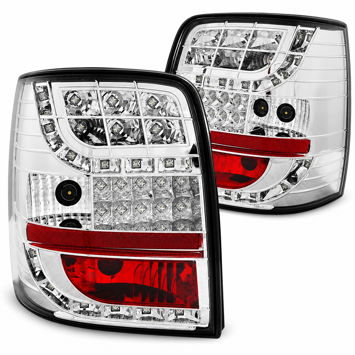 LED Rückleuchten passend für VW Passat 3BG 2000–2004 Variant Chrom