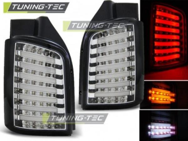 LED Lightbar Rückleuchten passend für VW T5 / T5 GP Bj. 03-15 Chrom (Heckklappe)