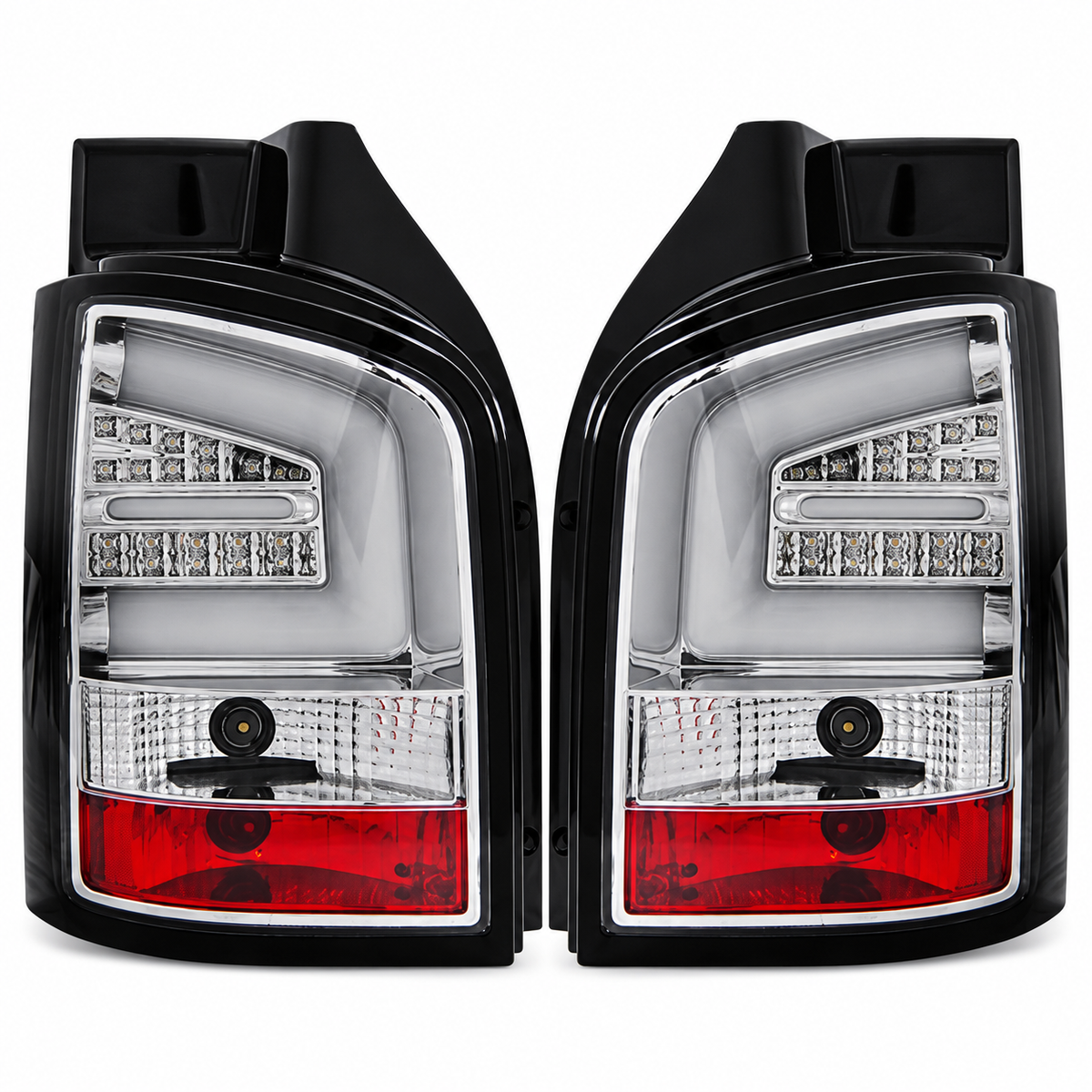 LED Rückleuchten passend für VW T5 04.03-09 Chrom