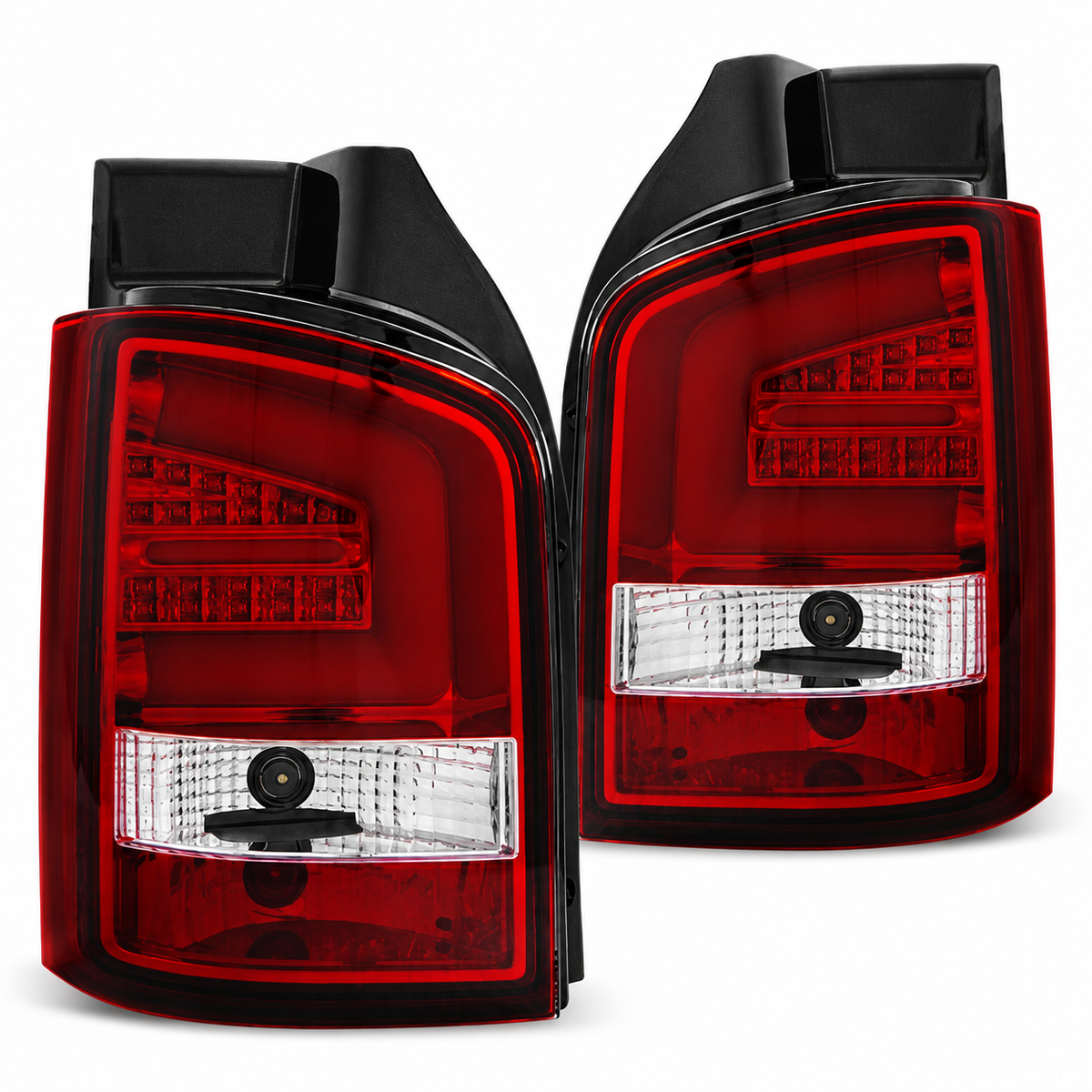 LED Rückleuchten passend für VW T5 04.03-09 Rot/Weiß
