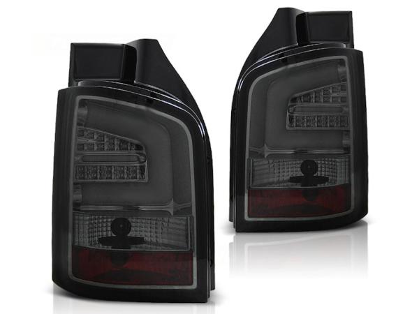 LED Lightbar Rückleuchten passend für VW T5 Bj. 03-09 Smoke (Heckklappe)