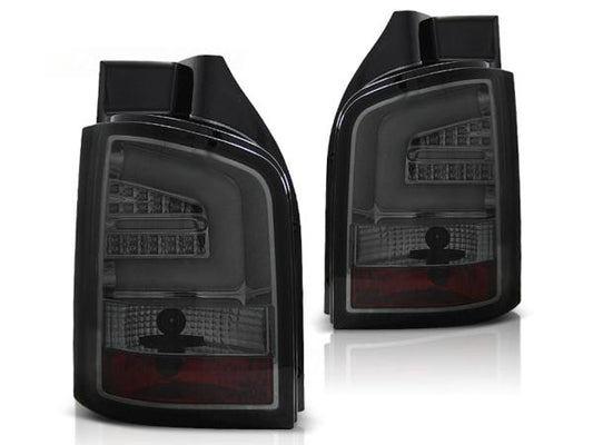 LED Lightbar Rückleuchten passend für VW T5 GP Facelift Bj. 09-15 Smoke (Heckklappe)