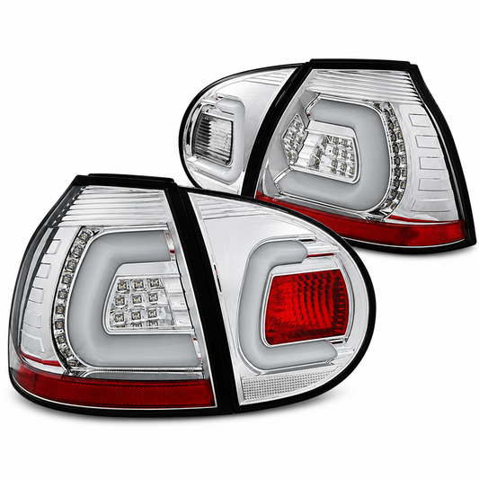 LED Rückleuchten passend für VW Golf 5 10.03-09 Chrom