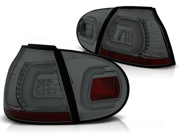 LED Lightbar Rückleuchten passend für VW Golf 5 (V) Limo Bj. 03-09 Smoke