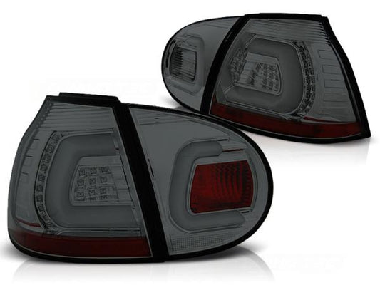 LED Lightbar Rückleuchten passend für VW Golf 5 (V) Limo Bj. 03-09 Smoke