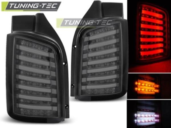 LED Lightbar Rückleuchten passend für VW T5 / T5 GP Bj. 03-15 Smoke (Flügeltüren)