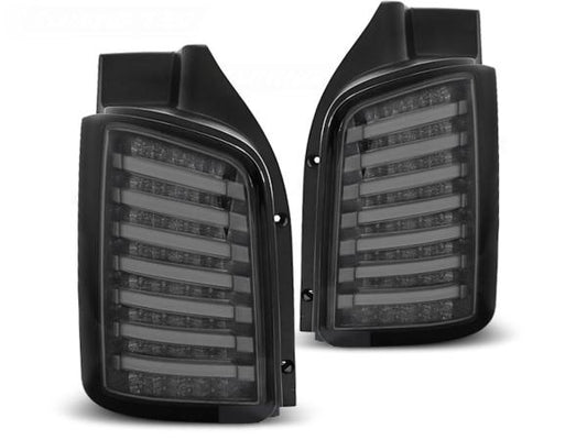 LED Lightbar Rückleuchten passend für VW T5 / T5 GP Bj. 03-15 Smoke (Flügeltüren)