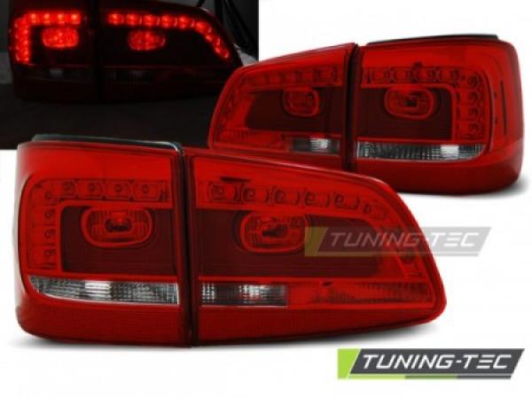 LED Rückleuchten passend für VW Touran 1T GP2 Facelift Bj. 10-15 Rot/Chrom