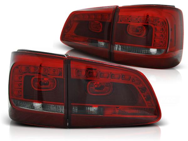 LED Rückleuchten passend für VW Touran 1T GP2 Facelift Bj. 10-15 Rot/Smoke
