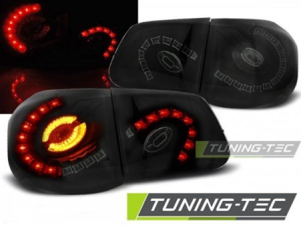 LED Rückleuchten passend für VW Tiguan 5N Bj. 07-11 Schwarz Smoke