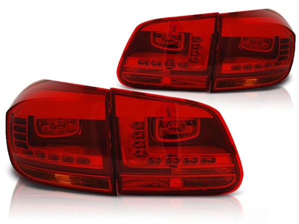 LED Rückleuchten passend für VW Tiguan 5N Facelift Bj. 11-15 Rot