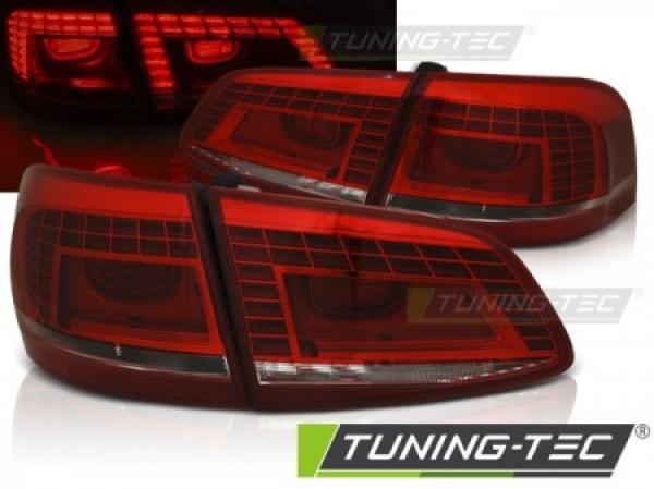 LED Rückleuchten passend für VW Passat 3C B7 Variant Bj. 10-14 Rot/Chrom
