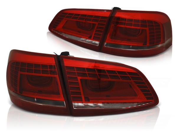 LED Rückleuchten passend für VW Passat 3C B7 Variant Bj. 10-14 Rot/Chrom