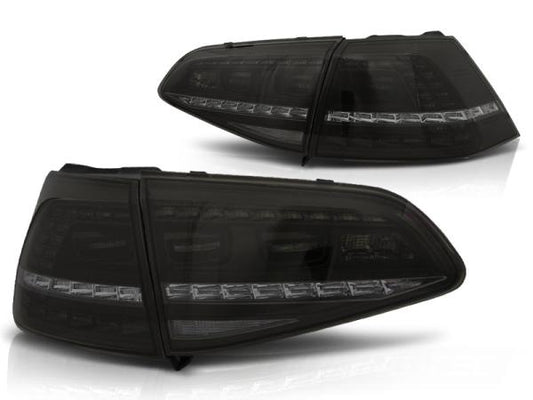 LED Rückleuchten passend für VW Golf 7 (VII) Limo Bj. 12-17 Smoke dynamischer Blinker