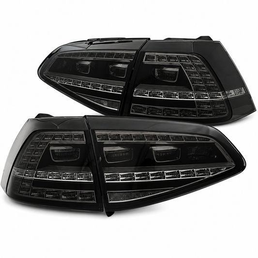 LED Rückleuchten passend für VW Golf 7 2013–2017 Smoke