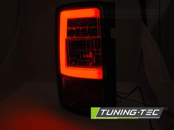 LED Lightbar Rückleuchten passend für VW Caddy 3 (2K) Bj. 03-14 Rot/Smoke