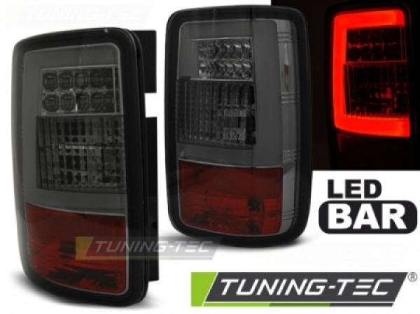 LED Lightbar Rückleuchten passend für VW Caddy 3 (2K) Bj. 03-14 Smoke
