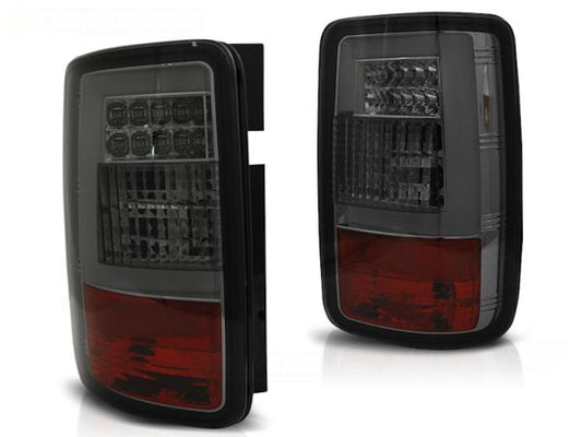 LED Lightbar Rückleuchten passend für VW Caddy 3 (2K) Bj. 03-14 Smoke