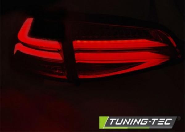 Voll LED Lightbar Rückleuchten passend für VW Golf 7 (VII) Limo Bj. 12-17 Smoke