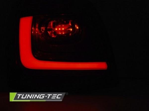LED Lightbar Rückleuchten passend für VW Polo 6R Bj. 09-14 Rot/Smoke