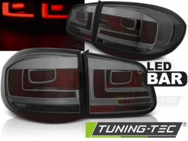 LED Lightbar Rückleuchten passend für VW Tiguan 5N Bj. 07-11 Smoke