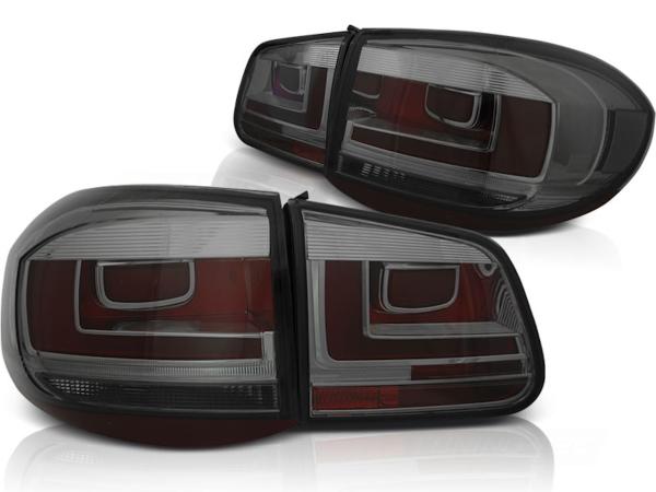 LED Lightbar Rückleuchten passend für VW Tiguan 5N Bj. 07-11 Smoke