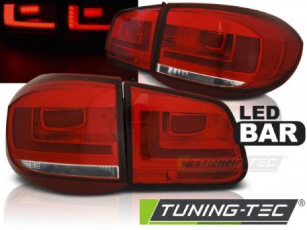 LED Upgrade Design Rückleuchten passend für VW Tiguan 07-11 rot/klar