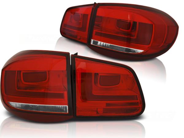 LED Upgrade Design Rückleuchten passend für VW Tiguan 07-11 rot/klar