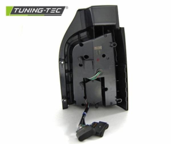 Voll LED Lightbar Rückleuchten passend für VW T5 / T5 GP 03- Schwarz Smoke (Heckklappe)