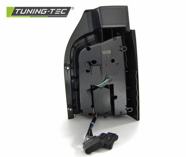 Voll LED Rückleuchten passend für VW T5 / T5 GP Bj. 03-15 Schwarz Smoke (Heckklappe)