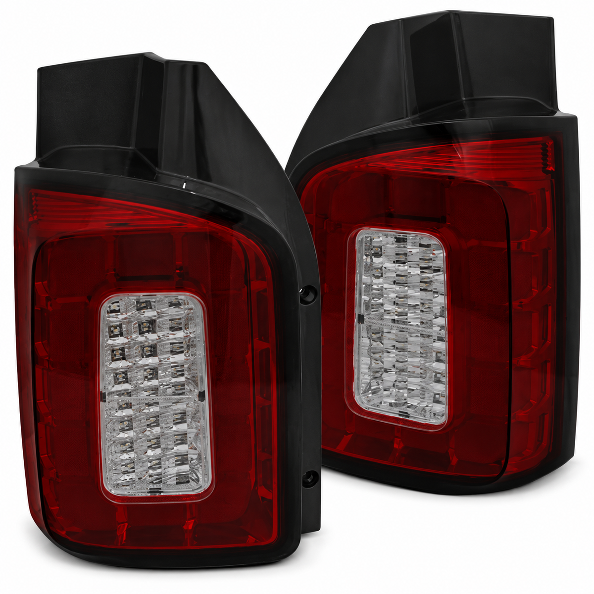 LED Rückleuchten passend für VW T6 2015–2019 Transporter Rot/Smoke