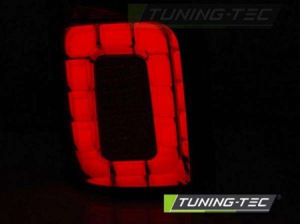 Voll LED Lightbar Rückleuchten passend für VW T6 Bj. 15-19 Smoke (Flügeltüren / Halogen)