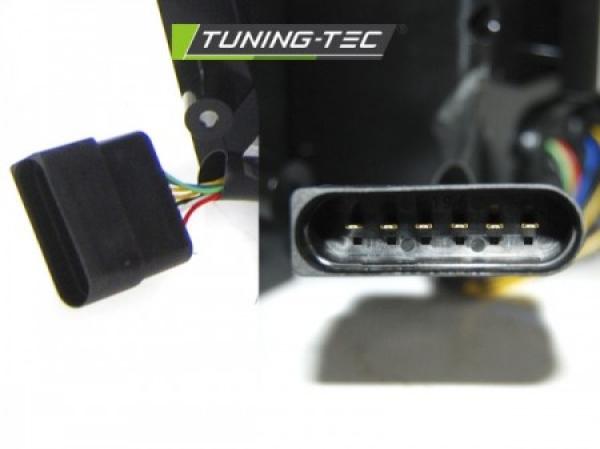 Voll LED Lightbar Rückleuchten passend für VW T5 Bj. 03-09 Rot/Smoke dynamischer Blinker